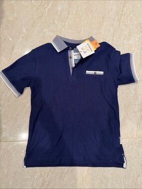 Sovereign Code Navy Polo with Gray Trim